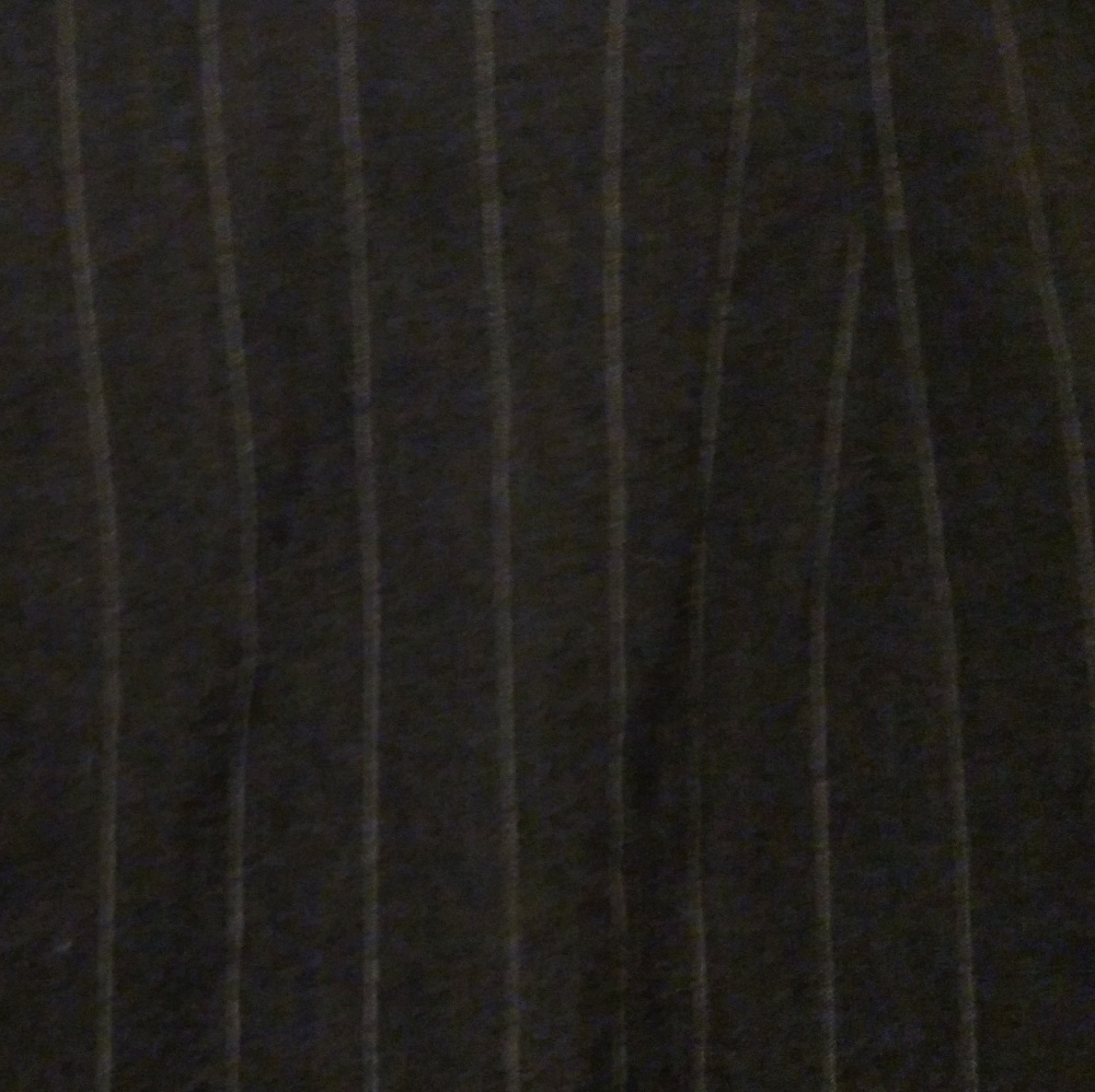 Grey pinstriped skirt